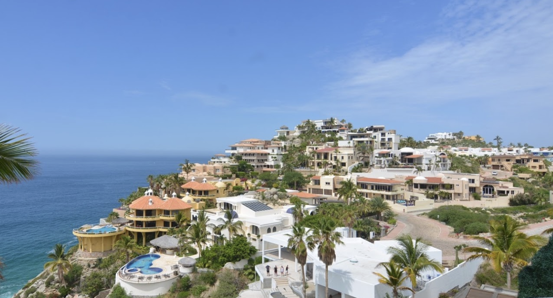 Pedregal Mansion Terrace View of Pacific Ocean 